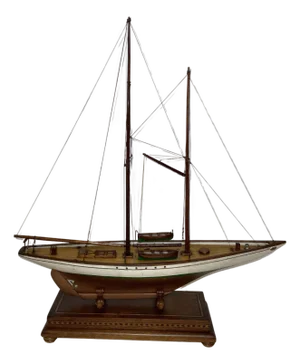 Antique Model of the German Yacht Meteor