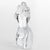1970s Pedro Ramirez Vasquez for Daum Crystal Athena Cubist Torso Female Sculpture For Sale - Image 5 of 11