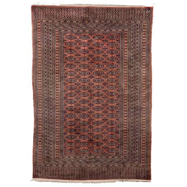 Bukhara Rug in Cotton & Wool Thin Knot For Sale - Image 11 of 12