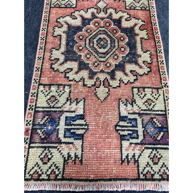 Contemporary Turkish Yastik Rug 1'5" x 2'11" For Sale - Image 3 of 5