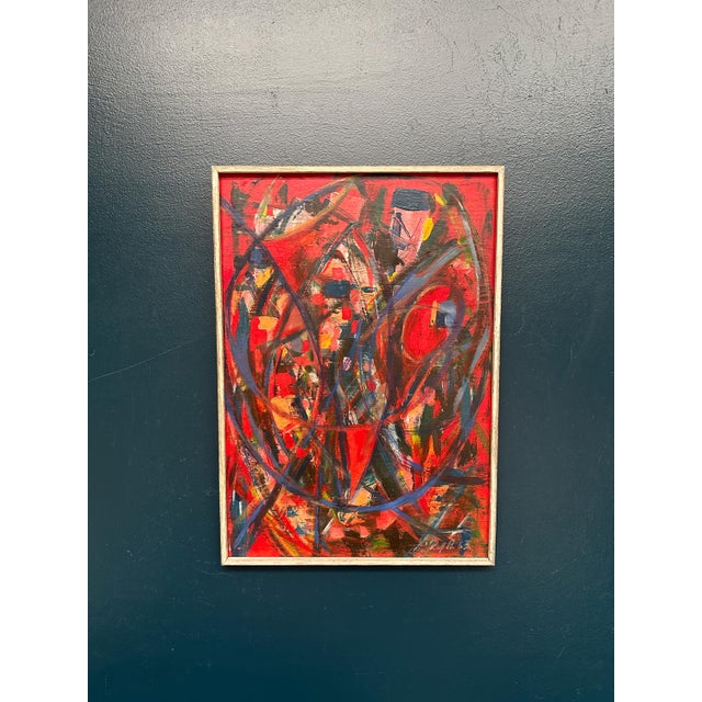 Rolf Andersson, Abstract Composition, 1950s, Oil on Plywood, Framed For Sale - Image 16 of 18