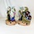 Ceramic 1960s Vintage Chinoiserie Hollywood Regency Majolica Monkey Tobacco Leaf Vases, Large Scale - A Mirrored Pair For Sale - Image 7 of 12