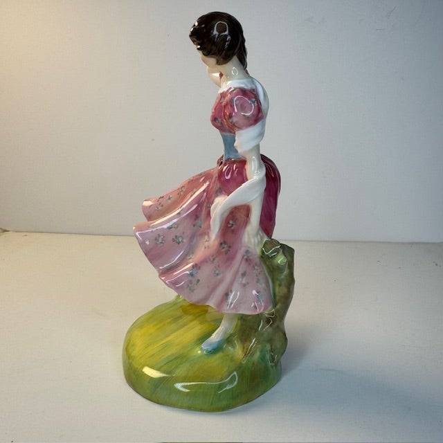 Vintage 1951 Royal Doulton Summer Figurine Hn2086 Bone China England For Sale - Image 10 of 15