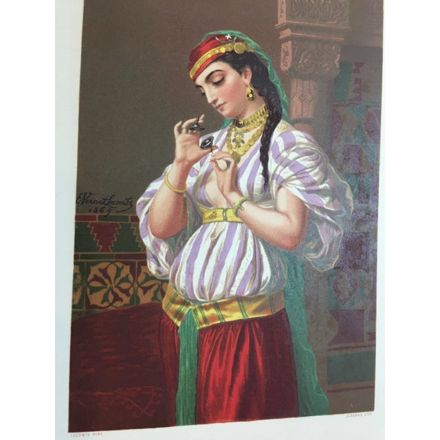 Late 19th Century Emile Vernet Lecomte Daughter of Herodias Lithograph For Sale - Image 5 of 12