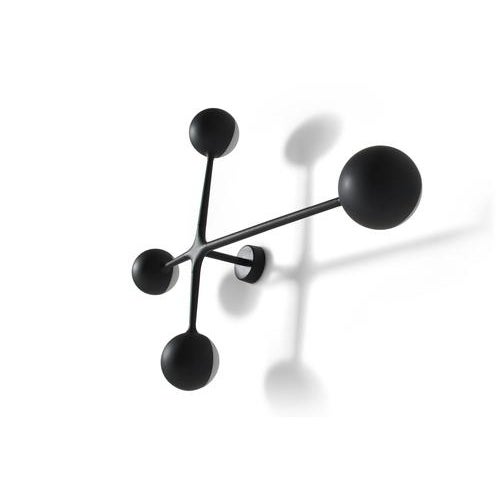 Dot Pattern White Light Applique 4 Spheres Lamp by Charles and Ray Eames for Cassina For Sale - Image 6 of 10