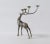 Contemporary Bronze & Silver-Tone Inlay Holiday Reindeer Candle Holder For Sale In Los Angeles - Image 6 of 7