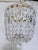 Vintage Hollywood Regency Crystal Basket Chandelier For Sale In New York - Image 6 of 10