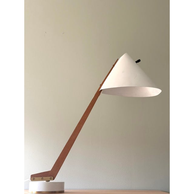 B 54 Table Lamp by Hans Agne Jakobsson for Markaryd, 1960s, in Good conditions. Designed 1960 to 1969 This piece has an...
