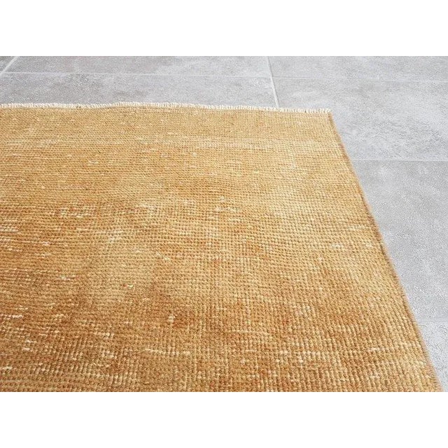 1960s Decorative Low Pile Vintage Runner Rug For Sale - Image 9 of 10