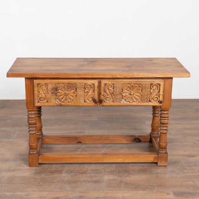 Traditional 20th Century Swedish Small Console Side Table For Sale - Image 3 of 15