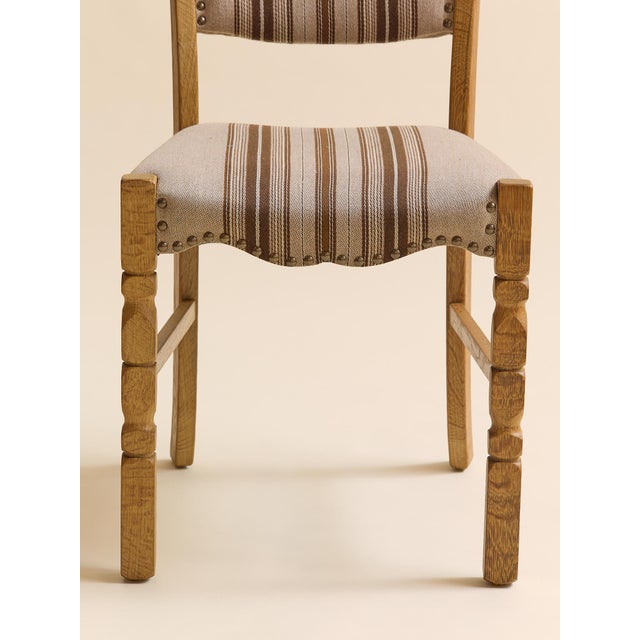 The Vintage Kjaernulf-Style Danish Set of Six Dining Chairs For Sale In Chicago - Image 6 of 10
