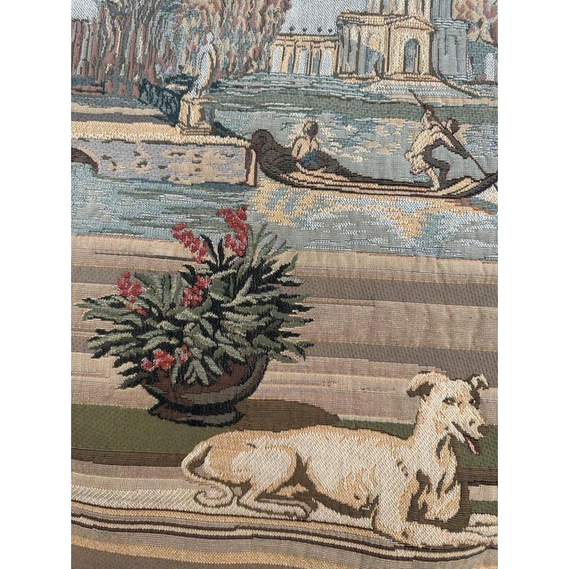 Aubusson Style Jacquard Tapestry, 1980s For Sale - Image 6 of 18