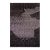 Eclectic Black/Gray High Low Wool & Silk Rug - 5'6'' X 8'4'' For Sale