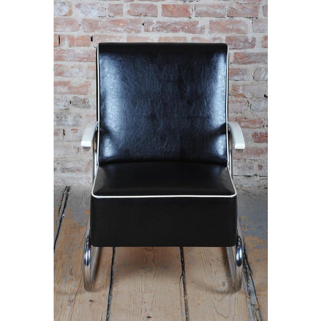 Bauhaus Armchair in Chrome by W. Gispen for Mücke-Melder, Czech, 1930s For Sale - Image 14 of 18