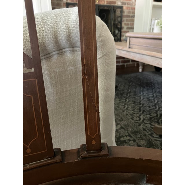 Early 20th Century Edwardian English Tub Chairs For Sale - Image 14 of 14