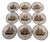 Wandteller the Ships of Discovery from Royal Worcester, 1970s, Set of 9 For Sale