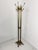 Mid-Century Modern Italian Hollywood Regency Brass Coat Rack, 1940s For Sale - Image 3 of 12