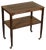 Italian Rosewood Veneer Service Cart, 1960s For Sale