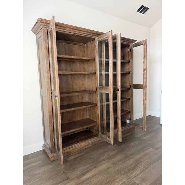 Bassett Furniture Double Bookcase,Attributed For Sale In Dallas - Image 6 of 15