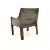 1970s Vintage Italian Leather CAB Armchair attributed to Mario Bellini for Cassina, 1970s For Sale - Image 5 of 8