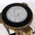 Black Late 20th Century Neoclassical Marble & Painted Wood Pedestal Tables - Pair For Sale - Image 8 of 9