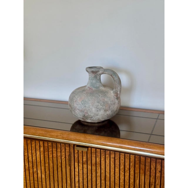 Early 20th Century Vintage Primitive Clay Vessel Jug For Sale - Image 5 of 6