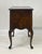 Wood Vintage Hekman Queen Anne Style Walnut Burl Lowboy Dressing Table / Side Accent Chest For Sale - Image 7 of 15