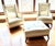 Experience the luxurious comfort and style of these Vintage MCM TH Robsjohn-Gibbings Chairs and Ottoman set. Made with...