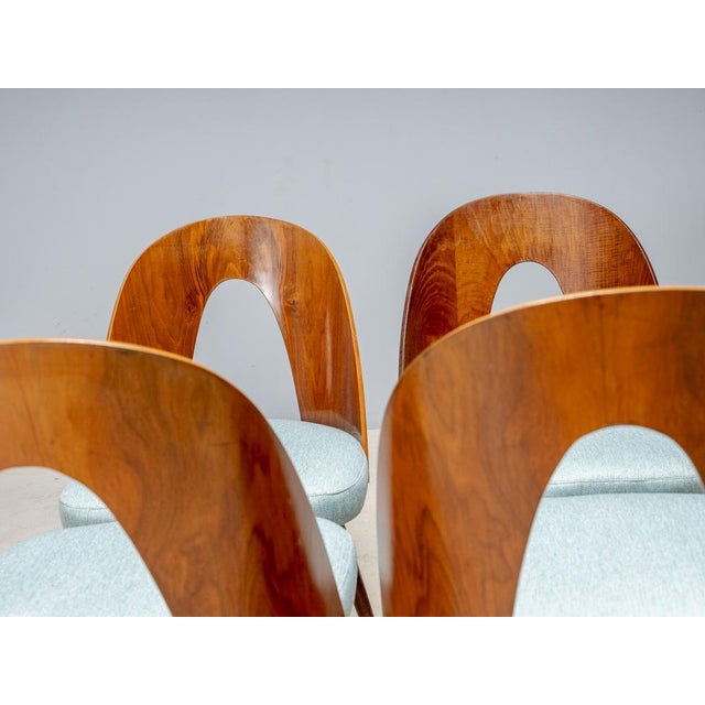 Dining Chairs by Antonín Šuman for Tatra Furniture, Czechoslovakia, 1960s, Set of 4 For Sale - Image 12 of 13
