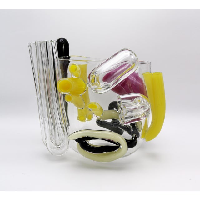Glass Martin Potsch (*1967 Munich, Germany), Art Glass Vase, Germany 2023 For Sale - Image 7 of 18