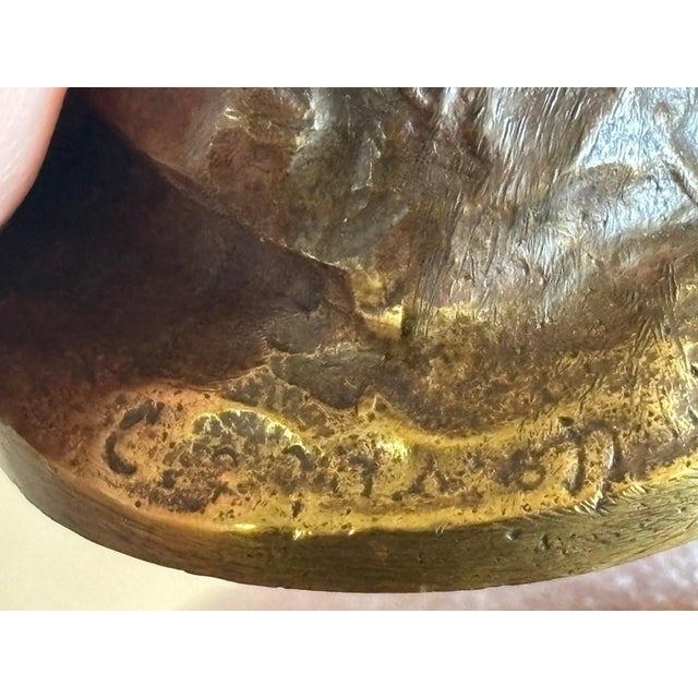 19th Century Bronze Gallic Rooster Figurine For Sale - Image 6 of 8