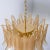 Large Amber Murano Glass Leaf Chandelier, Italy, 1970s For Sale - Image 15 of 16