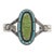 Vintage Navajo Native American Turquoise and Sterling Silver Cuff Bracelet by Tom David For Sale