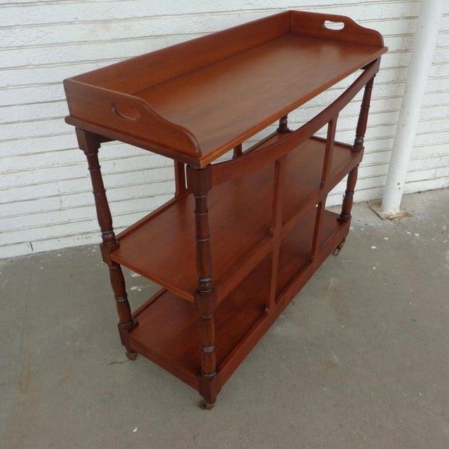 19th Century 3 Tier Trolley Tea Cart For Sale - Image 9 of 11