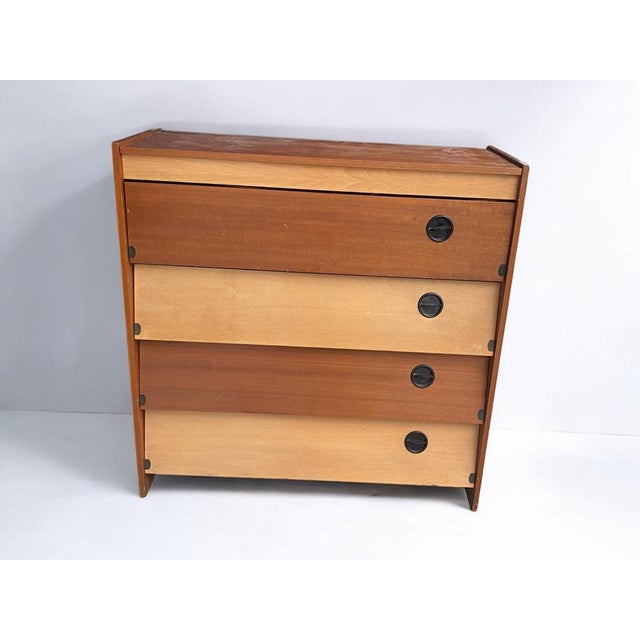 Mid-Century German Brown and Beige Shoe Cabinet, 1950s For Sale - Image 18 of 18