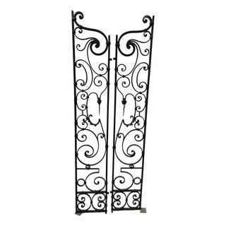 20th-Century Wrought Iron Double-Leaf Partition, Set of 2 For Sale