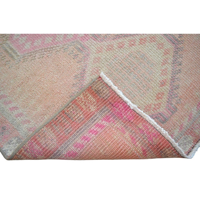 Kurdish Herki Hand-Knotted Distressed Runner Rug Hallway Decor - 2′5″ × 10′11 For Sale - Image 12 of 13