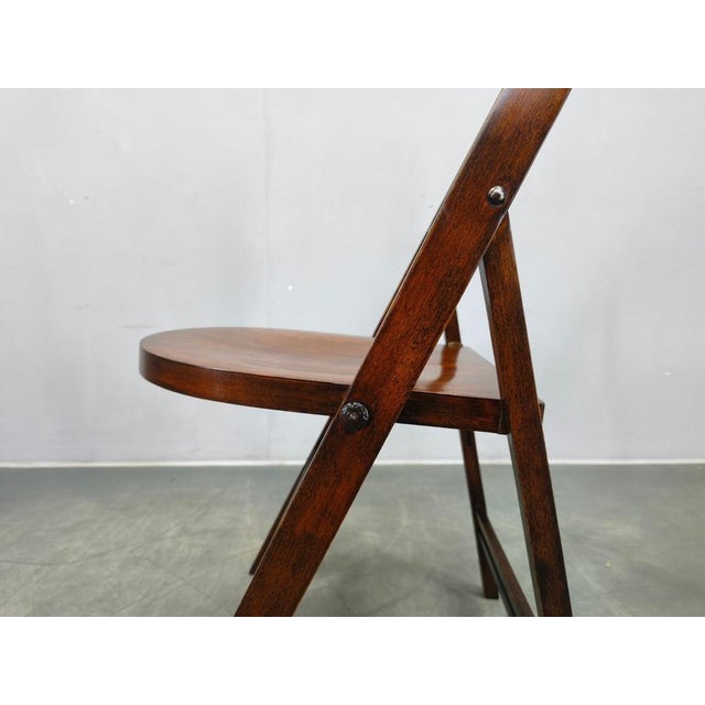Bauhaus B751 Folding Chairs from Ligna, Czechoslovakia, 1930s, Set of 2 For Sale - Image 9 of 16