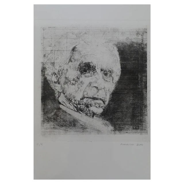 Maurizio Bini, Maurizio Bini, Etching on Paper, 1960s, Etching, Framed For Sale