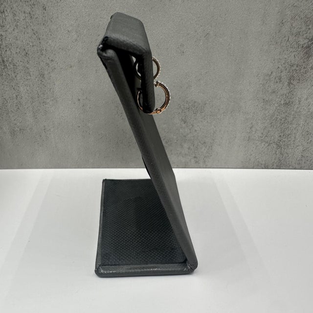 Contemporary Diamond Huggie Earrings in 14kt Yellow Gold – 0.10ctw, 11.4mm, New, A Pair For Sale - Image 3 of 5