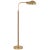 Chapman & Myers by Visual Comfort Signature Basden Medium Pharmacy Lamp in Antique-Burnished Brass and Natural Rattan For Sale