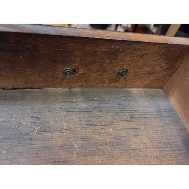 Wood 1760s American Antique Slant Front Desk Secretary Bureau For Sale - Image 7 of 11