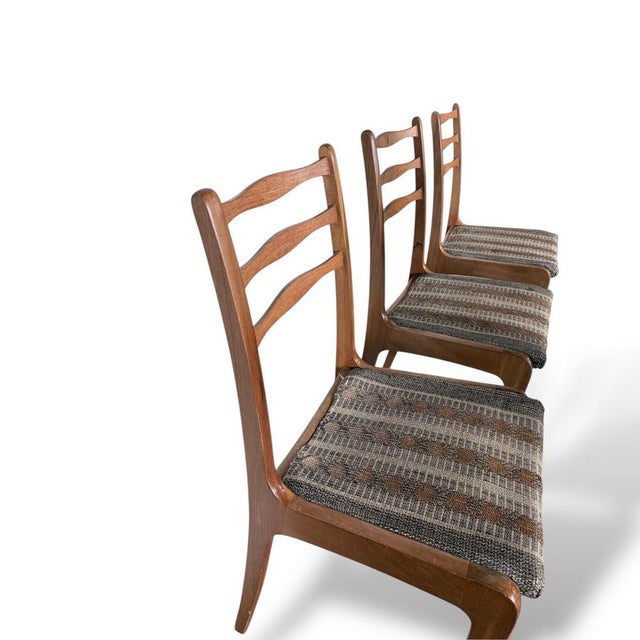 Brown Vintage Teak Dining Chairs from Nathan, 1960s, Set of 4 For Sale - Image 8 of 9