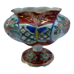 Antique Imari Porcelain Footed Bowl