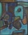 Abstract composition', oil on board, by pierre-yves beltran (1984). A dense, richly textured abstract composition rendered...