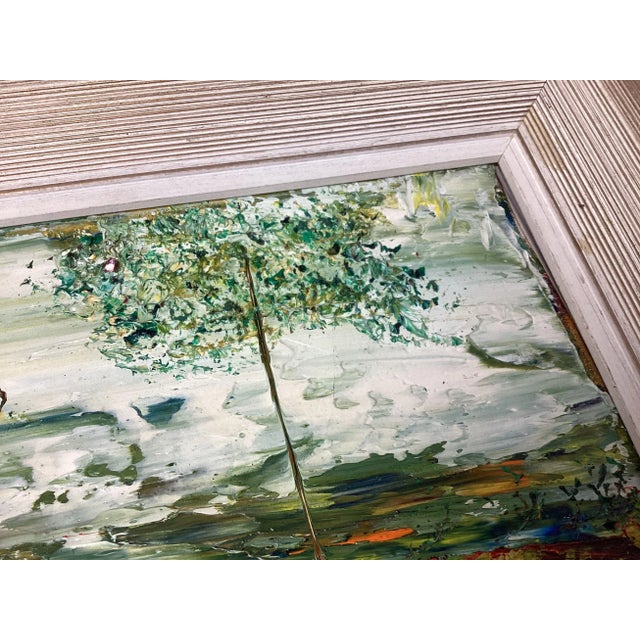 1970s 1970s Margie Toonder Abstract Landscape Painting For Sale - Image 5 of 7