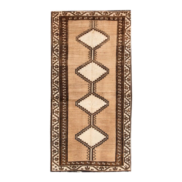 Vintage Persian Shiraz Rug, 3'4" X 6'5" For Sale