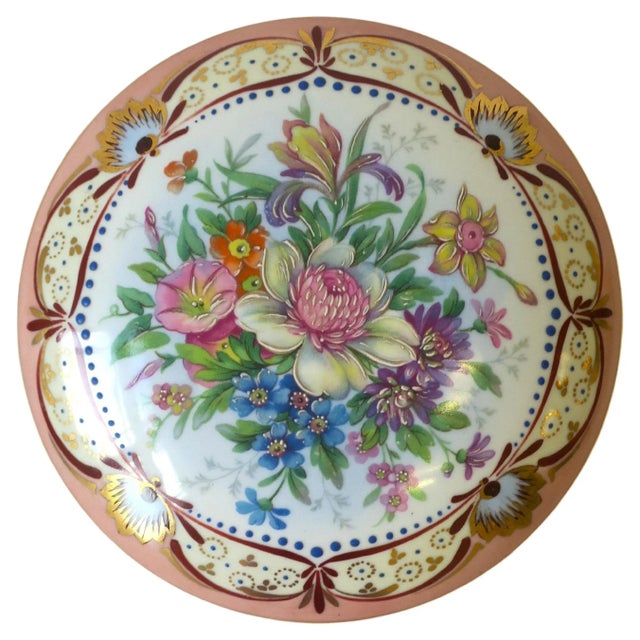 French Porcelain Jewelry Box For Sale - Image 13 of 13
