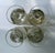 Tall Set of 4 Crystal Tawny & Clear Stem Glasses, 1970's For Sale - Image 15 of 18