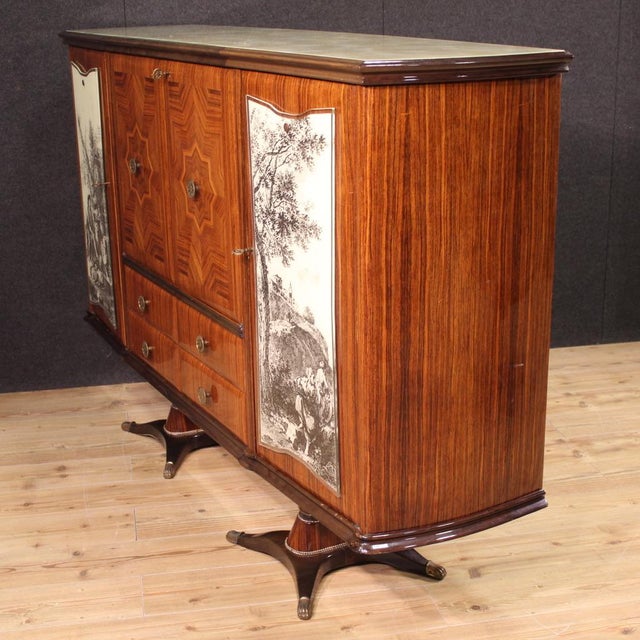 Italian Bar Cabinet by Fratelli Rigamonti Desio, 1940s For Sale - Image 3 of 13